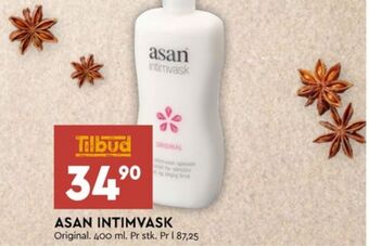 Coop Mega Asan intimvask tilbud