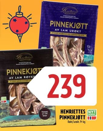 Coop Prix Henriettes pinnekjøtt tilbud