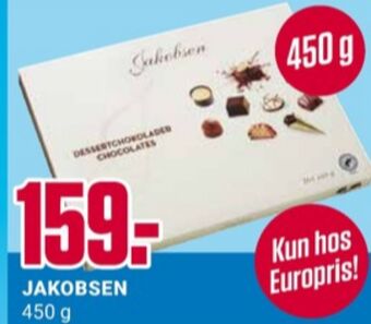 Europris Jakobsen konfekt tilbud