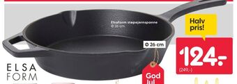 Rusta Elsaform stekepanne tilbud