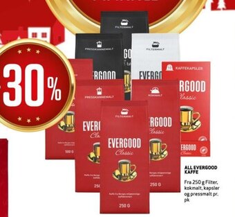 Bunnpris All Evergood Kaffe tilbud