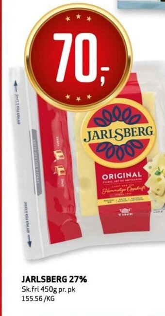 Bunnpris Jarlsberg 27% tilbud