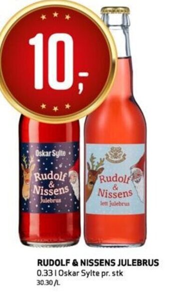 Bunnpris Rudolf & Nissens Julebrus tilbud