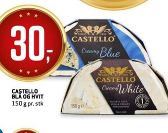 Bunnpris Castello Blå Og Hvit tilbud