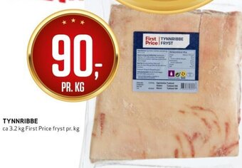 Bunnpris Tynnribbe tilbud