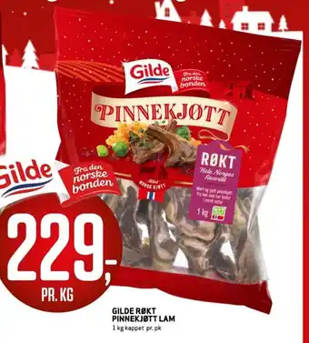 Bunnpris Gilde Røkt Pinnekjøtt Lam tilbud