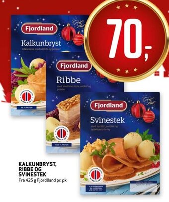 Bunnpris Kalkunbryst, Ribbe Og Svinestek tilbud