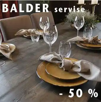 Black Design Balder Servise tilbud