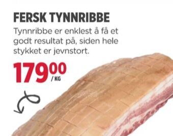 Meny Ukjent ribbe tilbud