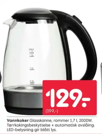 Rusta Kitchen gear vannkoker tilbud