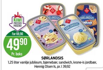 Kiwi Sørlandsis tilbud