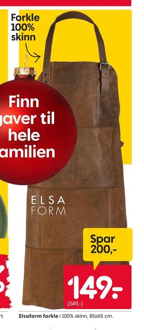 Rusta Elsaform forkle tilbud