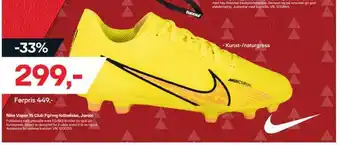 XXL Sport Nike vapor 15 club fg/mg fotballsko, junior tilbud