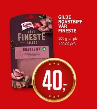 Bunnpris Gilde Roastbiff Var Fineste tilbud
