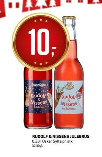 Bunnpris Rudolf & Nissens Julebrus tilbud