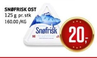 Bunnpris Snøfrisk Ost tilbud