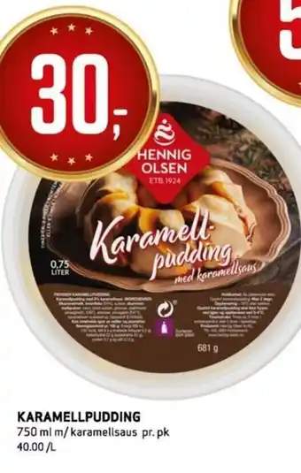 Bunnpris Karamellpudding tilbud
