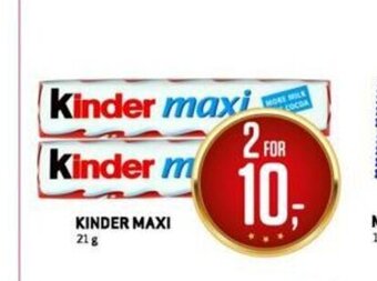 Bunnpris Kinder Maxi tilbud