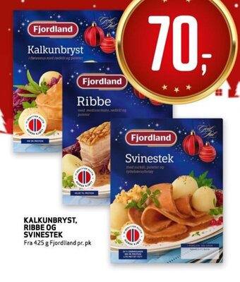 Bunnpris Kalkunbryst, Ribbe Og Svinestek tilbud