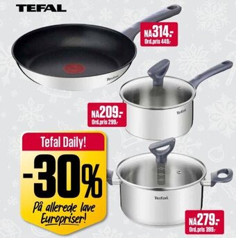 Europris Tefal Daily tilbud