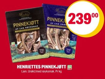 Coop Extra Henriettes pinnekjøtt tilbud