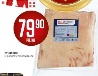 Bunnpris First price ribbe tilbud