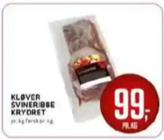 Bunnpris Kløverkjøtt ribbe tilbud
