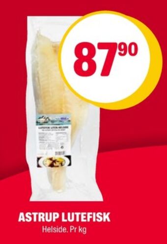Coop Extra Astrup lofoten lutefisk tilbud