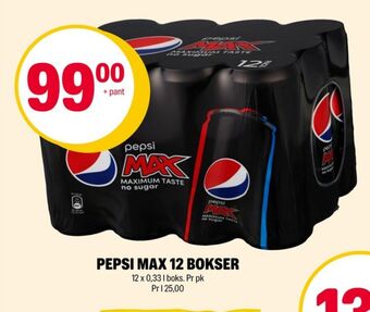 Coop Extra Pepsi max brus tilbud