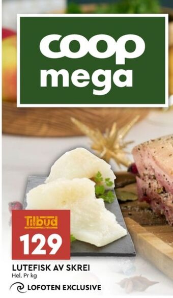 Coop Mega Ukjent lutefisk tilbud