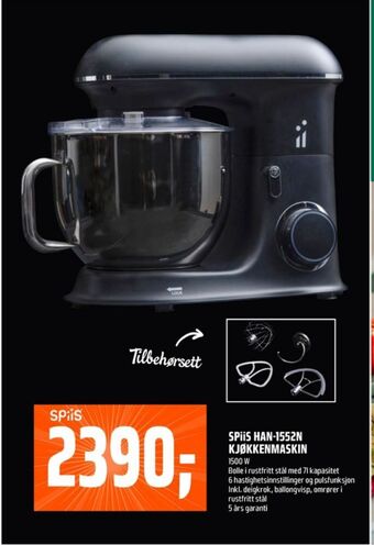 Coop Obs Spiis kjøkkenmaskin tilbud