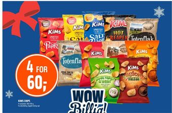 Coop Obs Kims chips tilbud