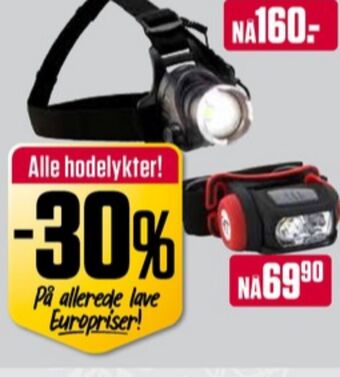 Europris Ukjent hodelykt tilbud