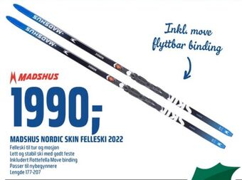 Coop Obs Madshus ski tilbud