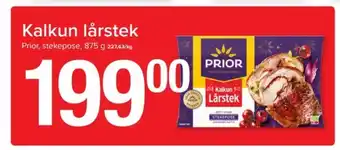 Eurospar Prior kalkunlår tilbud