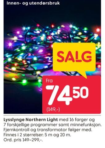 Rusta Ukjent lysslynge tilbud