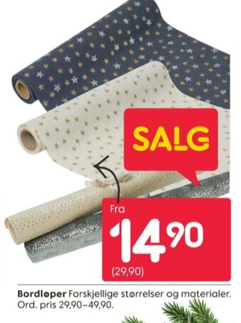 Rusta Ukjent bordløper tilbud