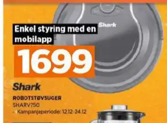 POWER Shark robotstøvsuger tilbud