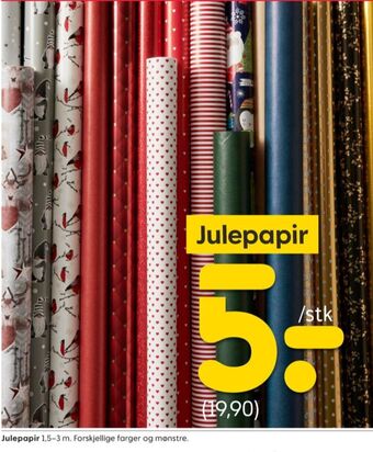 Rusta Ukjent gavepapir tilbud