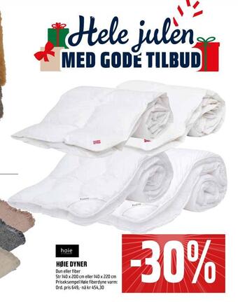 Coop Obs Høie dyner tilbud