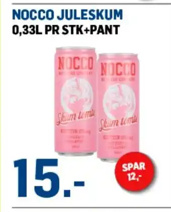 Price Lagerbutikk Nocco Juleskum tilbud