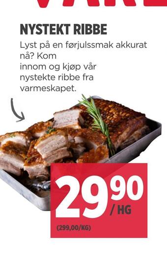 Jacobs Nystekt ribbe tilbud