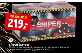 jem & fix Sniper batteri tilbud