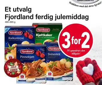 Nærbutikken Utvalg Fjordland Ferdig Julemiddag tilbud
