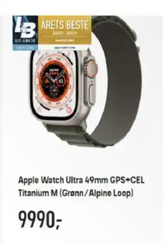 Elkjøp Apple Watch Ultra 49mm GPS+CEL tilbud