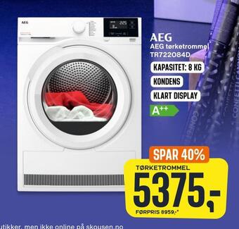 Skousen Aeg tørketrommel tr722o84d tilbud
