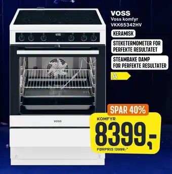 Skousen Voss komfyr vkk65342hv tilbud