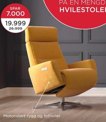 Møbelringen Galaxy sky hvilestol tilbud