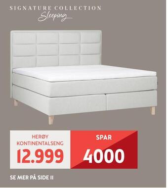 Bohus Herøy kontinental seng tilbud