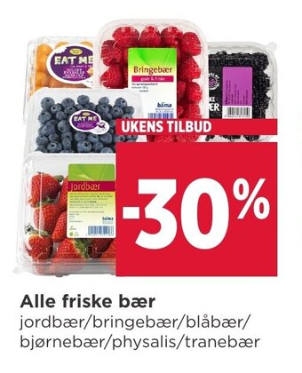 Meny Alle Friske Bær tilbud